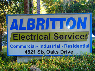 Albritton's sign